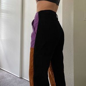 Noon goons colorblock cord pants